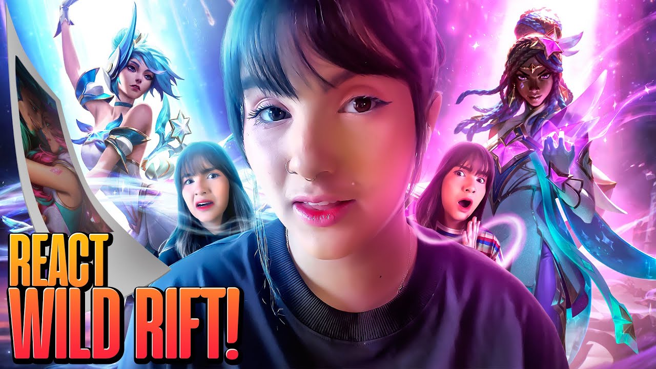 É UM MIX DE EMOÇÕES.. REAGINDO AS NOVAS SKINS STAR GUARDIAN NO WILD RIFT - REACT