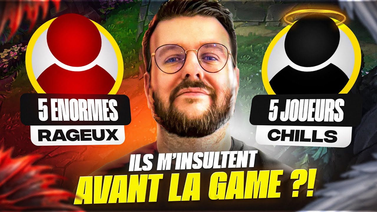 JE METS 5 ENORMES RAGEUX CONTRE 5 MECS CHILL ! ILS M'INSULTENT, LA GAME A PAS COMMENCE ?!
