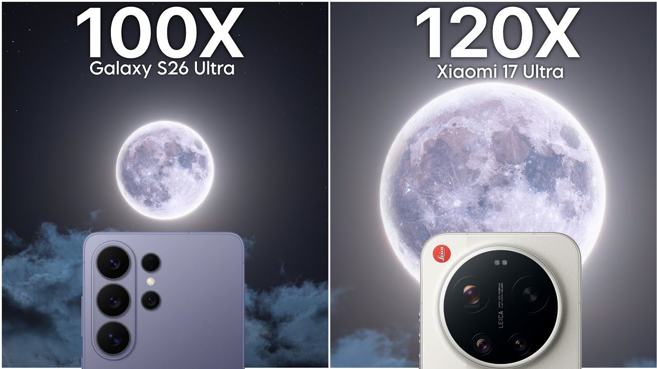 Samsung Galaxy S26 Ultra VS Xiaomi 17 Ultra Live Zoom Comparison