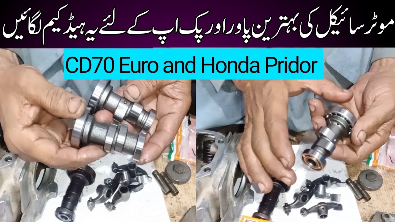 Head Cam complete details of Honda CD70 Euro2 and CD100/