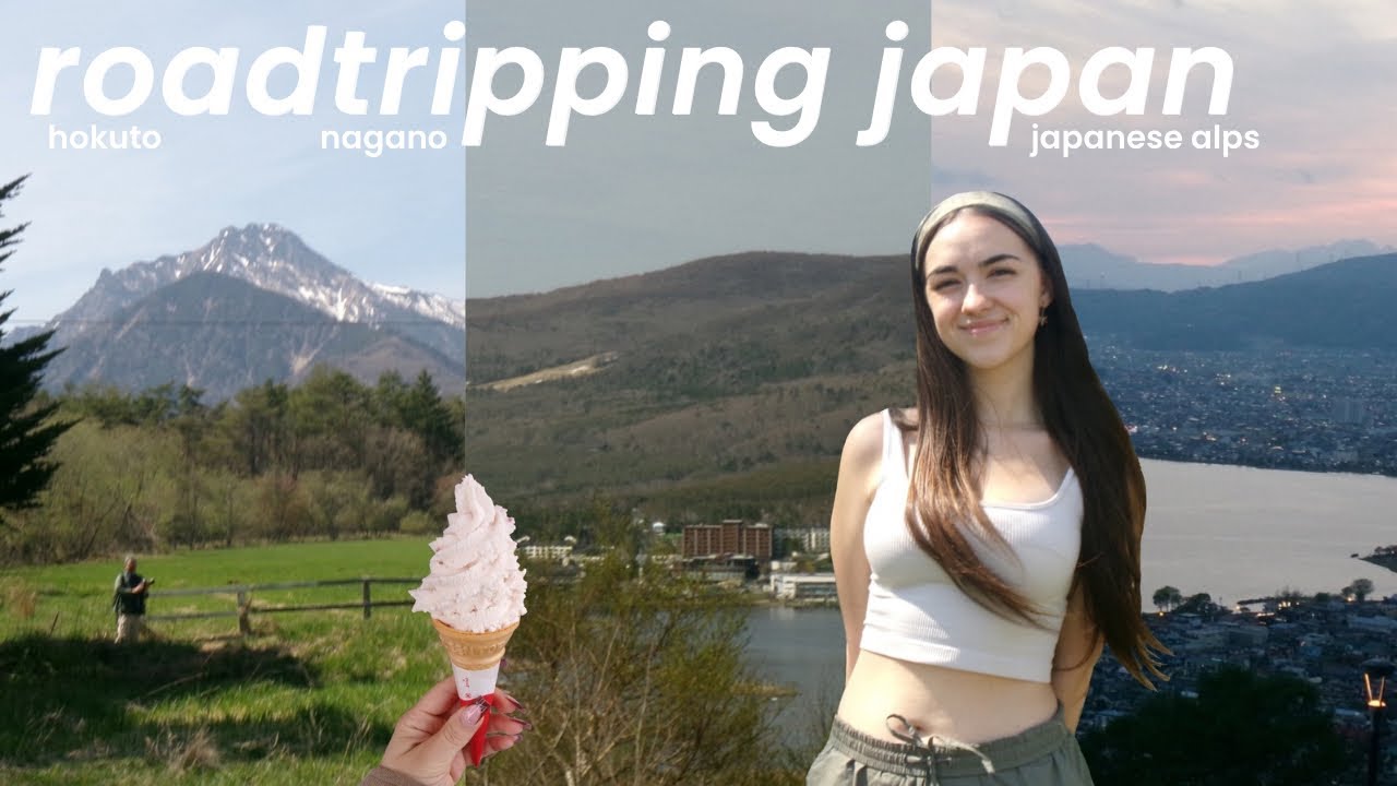 roadtripping japan | japanese alps~ mountains, ice cream, and sunsets