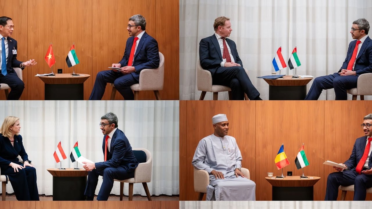 Sheikh Abdullah Bin Zayed Al Nahyan Meets Number Of Foreign Ministers At Sidelines Of UNGA