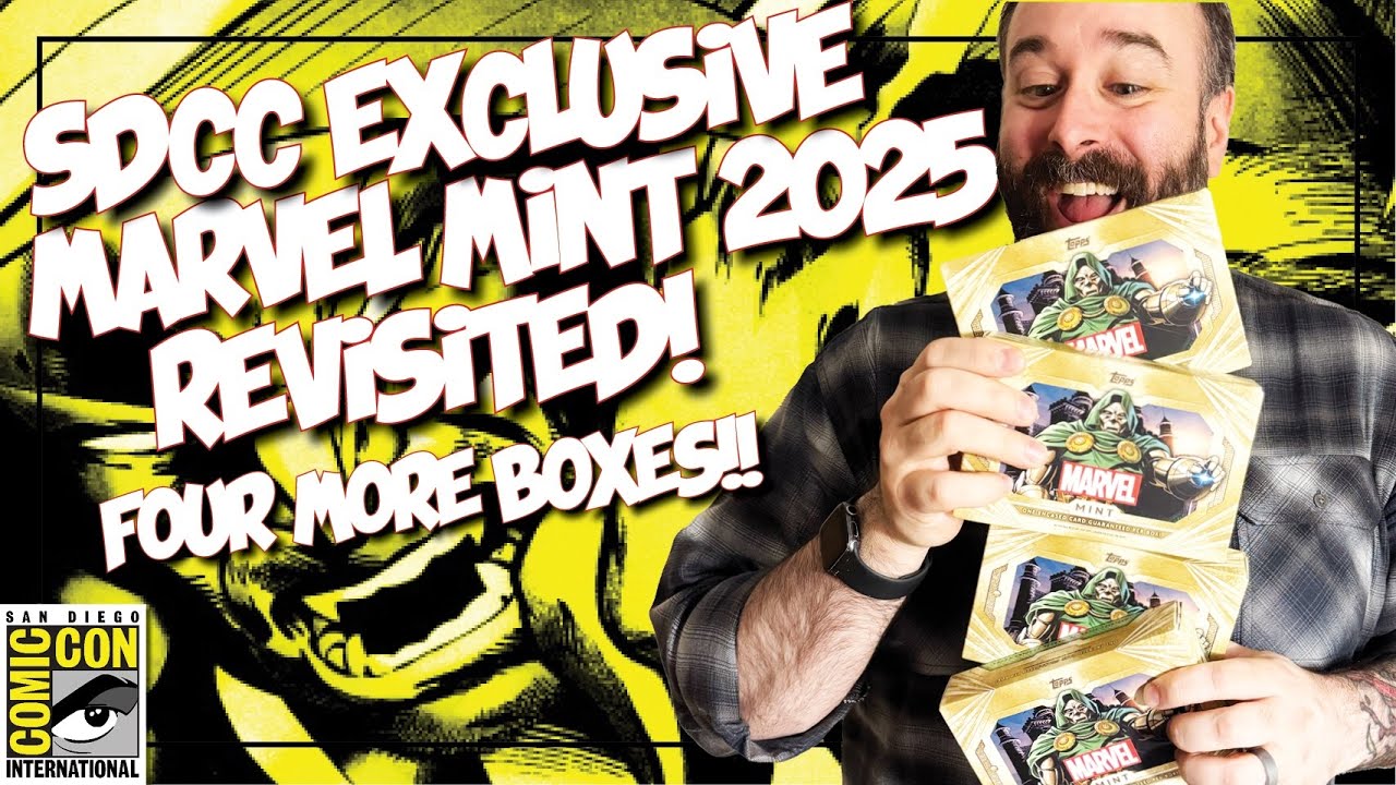 Эти коробки полны сока?! — Открываем ещё четыре коробки Marvel Mint 2025, эксклюзивных для SDCC!