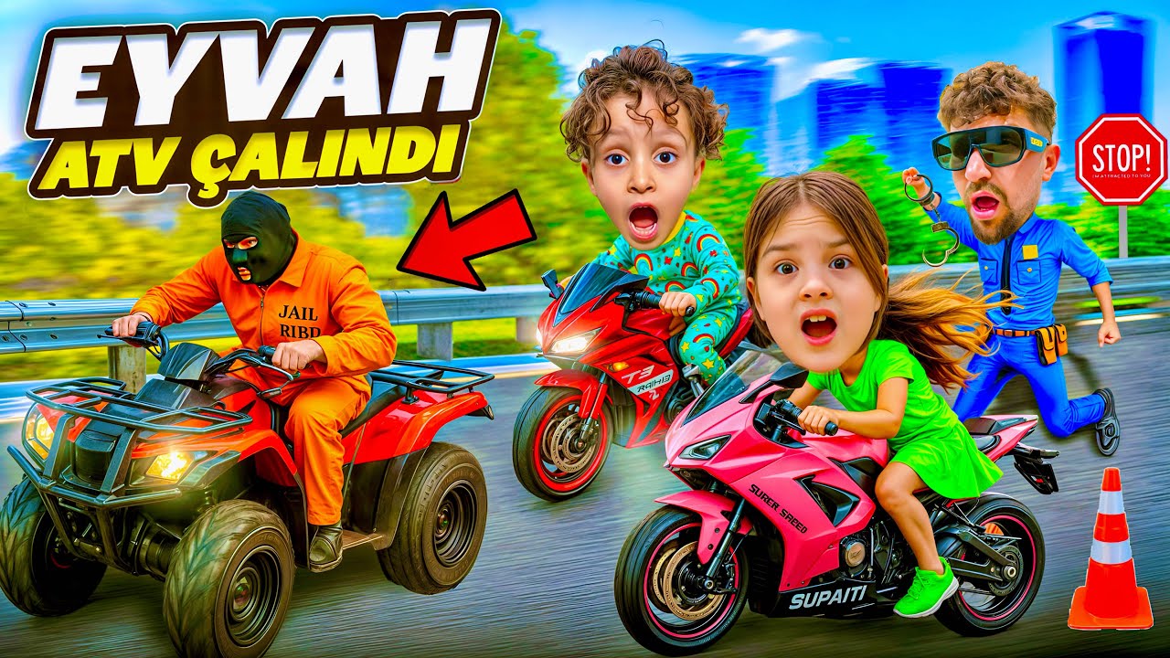 KUZEY ELİF’İN ATV ÇALINDI !! EYVAH ANNEM ÇILDIRDI !! HIRSIZ İLE ŞEHİRDE KAÇIŞ !!