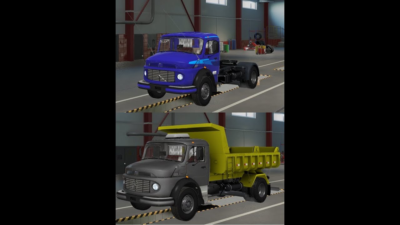 ETS2 1.47 MODS FREE- MEGA PACK Mercedes Benz 1313-1518-1519