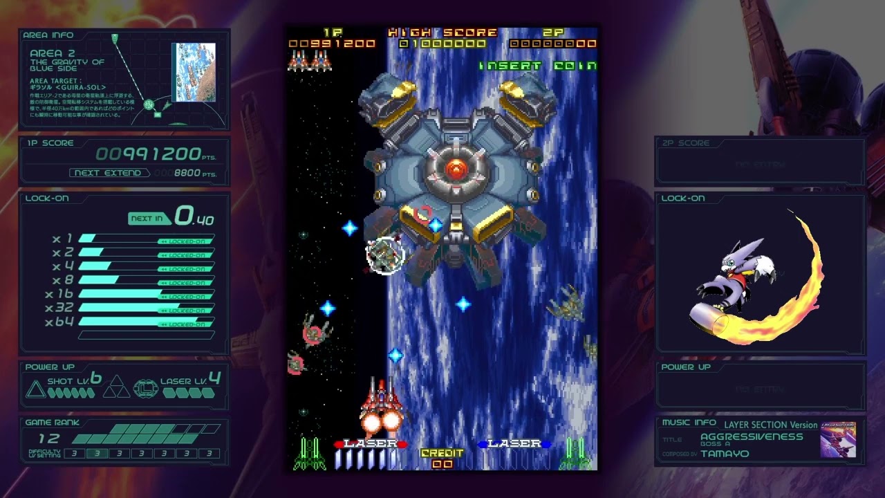 【PS4】RAYFORCE - RVA-818 X-Lay 1CC 5570200Pts (2023／03／10)