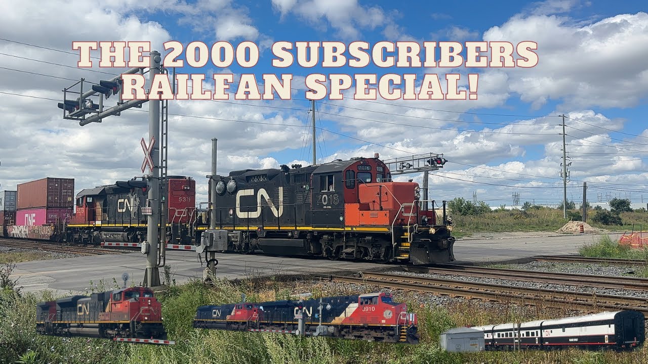 (CN Business Train, CN 5379, Horn Salutes and More) The 2000 Subscribers Railfan Special (Part 2)