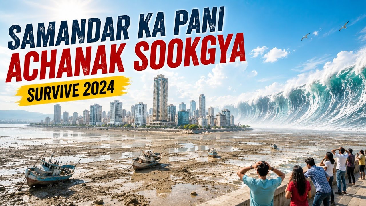 👉 Samandar Ka Pani Achanak Gayab 😱 | Survive (2024) Full Story Hindi/Urdu