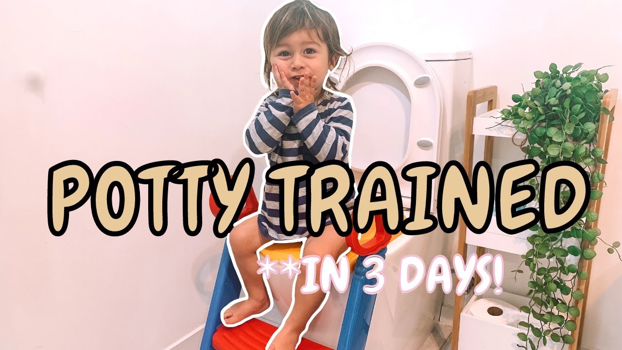 HOW I POTTY TRAINED MY 23 MONTH OLD IN 3 DAYS!