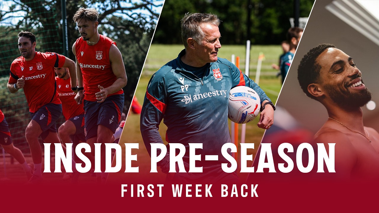 Wrexham AFC return for pre-season training | Inside Pre-Season