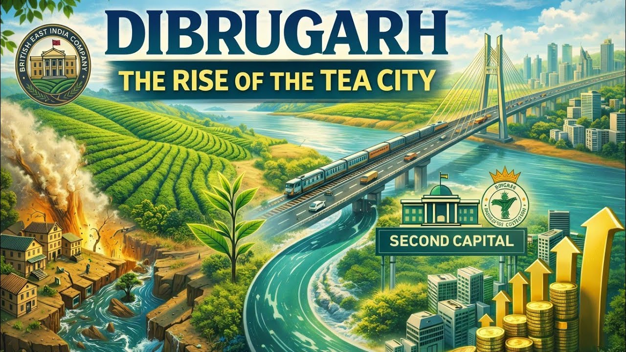 From 1950 Earthquake to Second Capital: The Story of Dibrugarh & Brahmaputra River #history #assam 