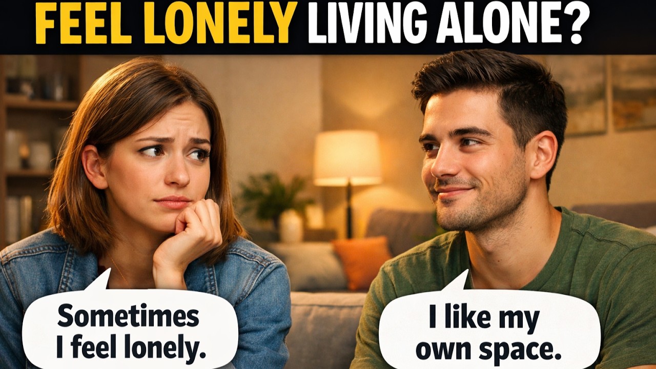 Living Alone or With a Roommate? 🤔 Real English Conversation