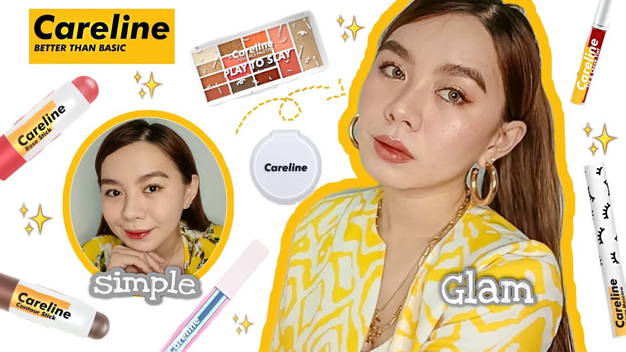 SIMPLE TO GLAM MAKEUP USING AFFORDABLE PRODUCTS FROM CARELINE | Glad Ocampo
