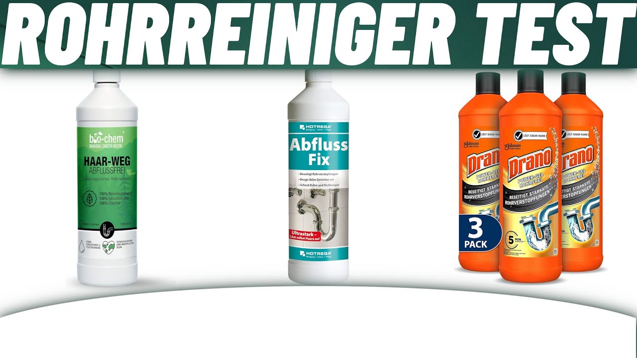 ▶ Rohrreiniger Test 2025 | 3 Beste Rohrreiniger
