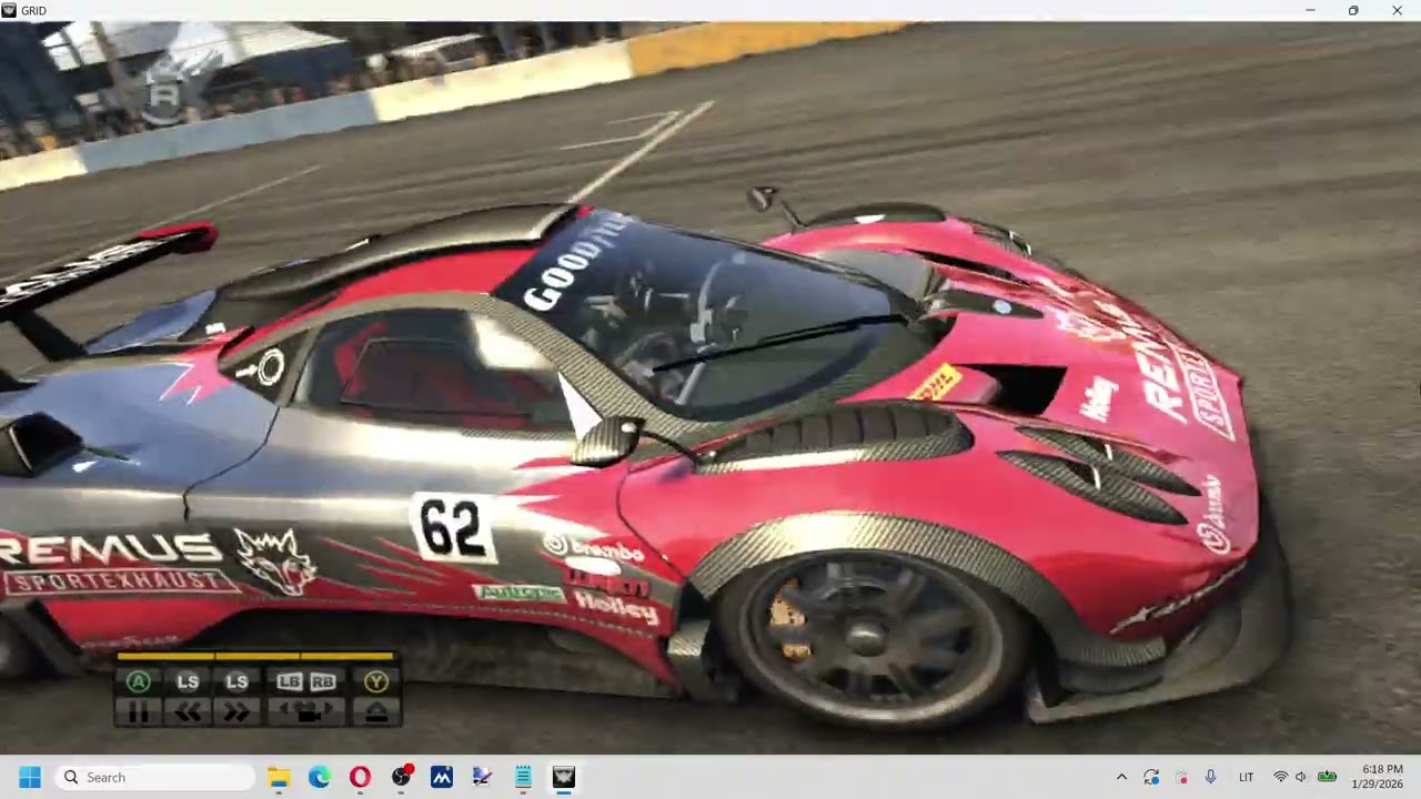 Race Driver GRID Best Replays 267 Long Beach SC B PAGANI ZONDA R #0 Titas Kovaliovas