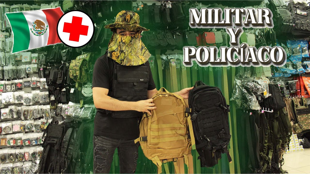 TIENDA TÁCTICA Y MILITAR 💥🔫 en Plaza Izazaga 89 | Chalecos | Cascos | Lentes