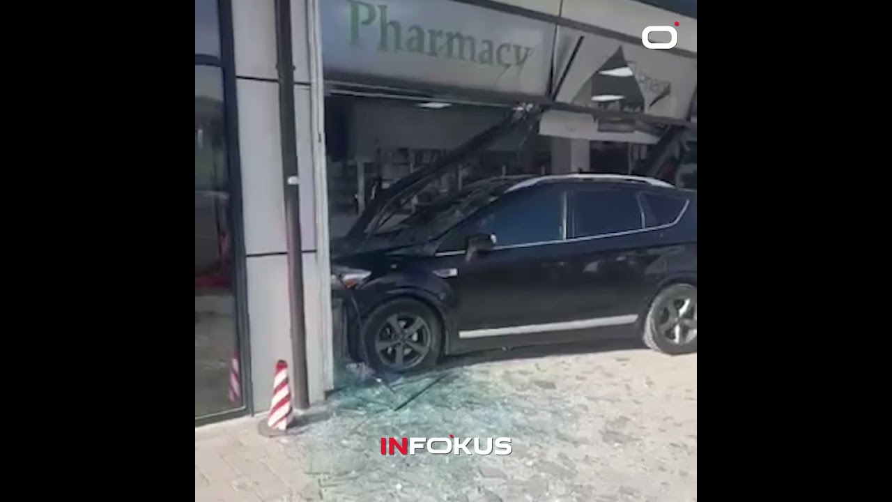 Momenti i r&euml;nd&euml; kur vetura n&euml; Suharek&euml; p&euml;rfundon brenda barnatores #infokus