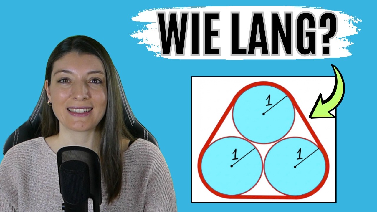 Wie lang ist das ROTE Band? 🔴 Kniffliges GEOMETRIE-RÄTSEL