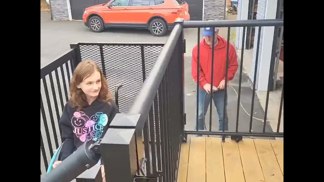 Olivia's new Wheelchair Lift!