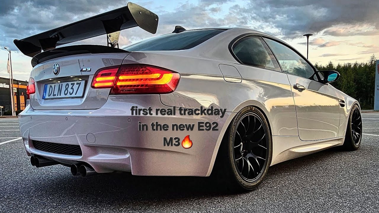 First time on the track with the E92 m3🔥