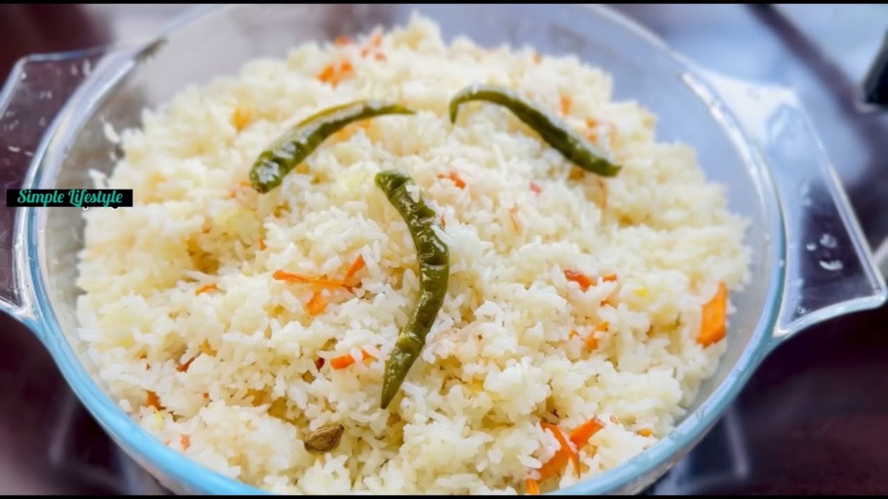 সহজে পারফেক্ট ঝরঝরে সাদা পোলাও রান্না || Plain polao || White Polao || Polao recipe || Sada polao 