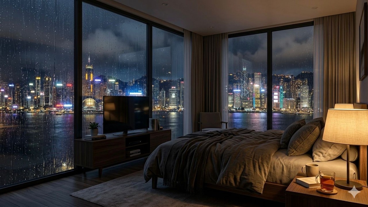 Rain Sounds For Sleeping - 99% Instantly Fall Asleep With Rain And Thunder Sound At Night