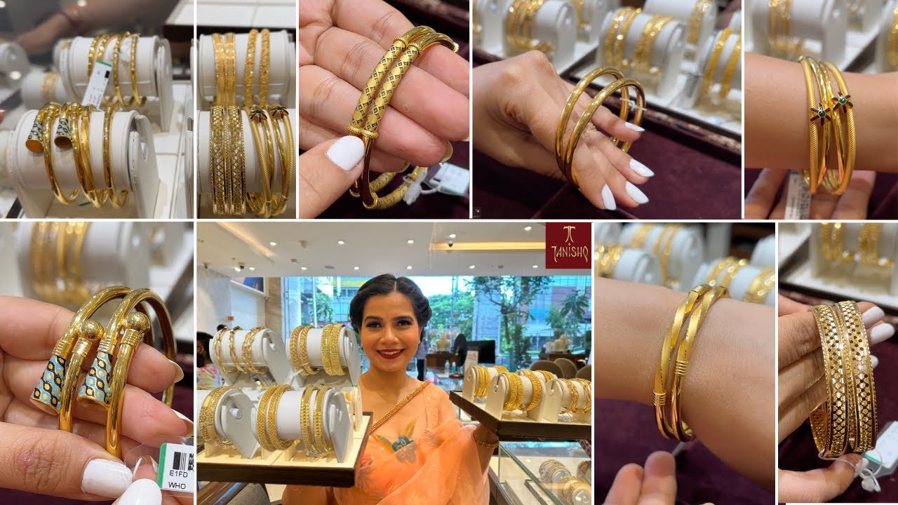 Tanishq || Latest Best Seller Affordable Stylish Kada,textered,Sand Finish &  Enamel Bangles