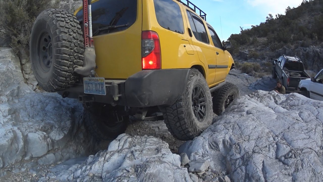 Mormon Well Rd / Peek-a-boo Canyon / Sawmill rd Rock Crawling, Nissan Trail ride 2001 Xterra SAS