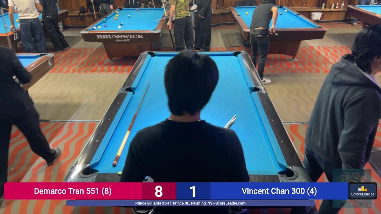 Prince Billiards 9 Ball Tournament 03.01.2026