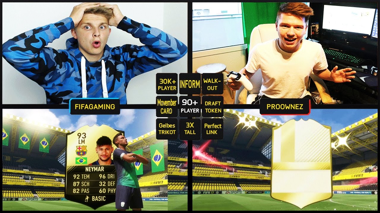 FIFA 17 - VERRÜCKTES PACK OPENING BINGO vs. PROOWNEZ! ⛔️😜⛔️ - ULTIMATE TEAM (DEUTSCH) - FIFAGAMING