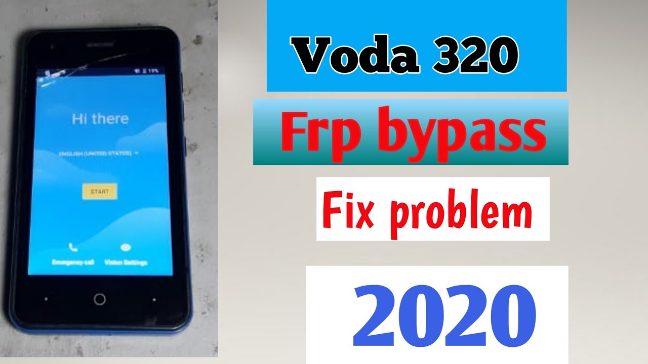 Vodafone 320 frp remove Google account without PC | FRP Bypass VFD 320 Android 8.0.1 without PC 2020