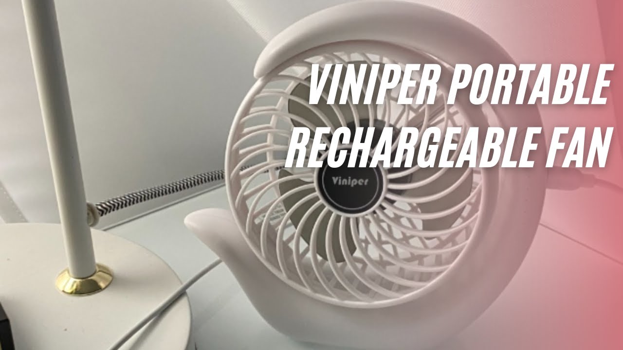 Viniper Portable Rechargeable Fan Testing | Best Small Desk Fan #shorts