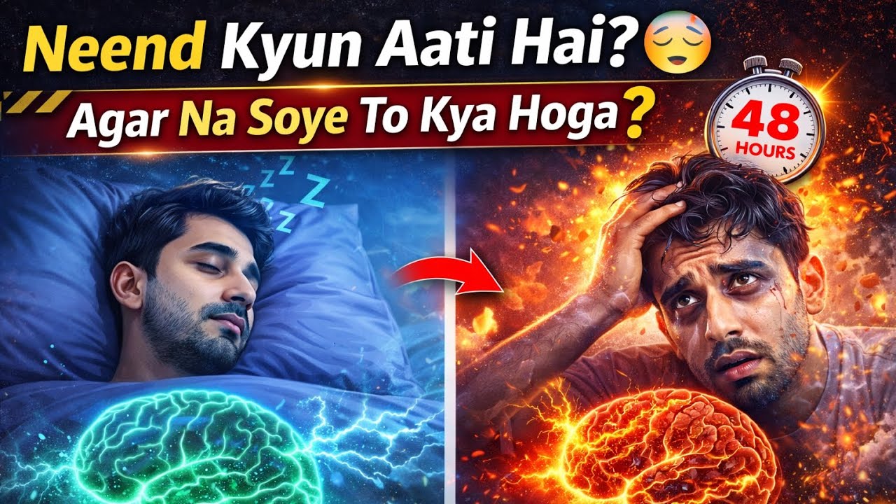 Neend Kyun Aati Hai? 😴 | Agar Na Soye To Kya Hoga? | Shocking Science