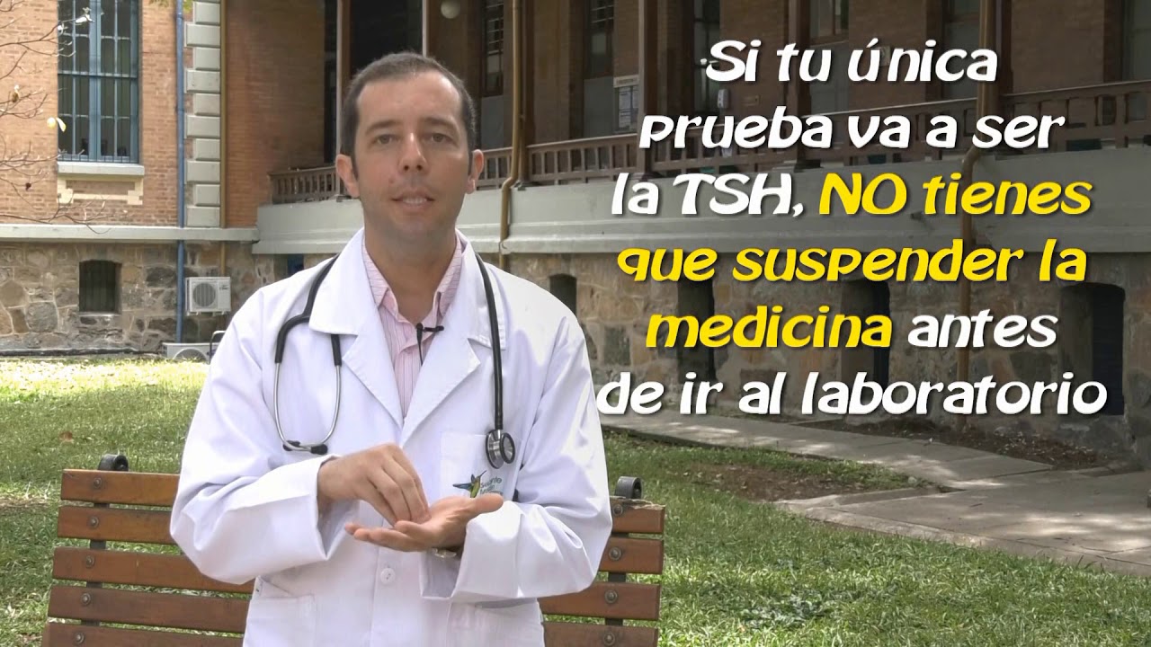 ¿Puedo tomarme la pastilla de levotiroxina antes de hacerme la prueba de TSH?