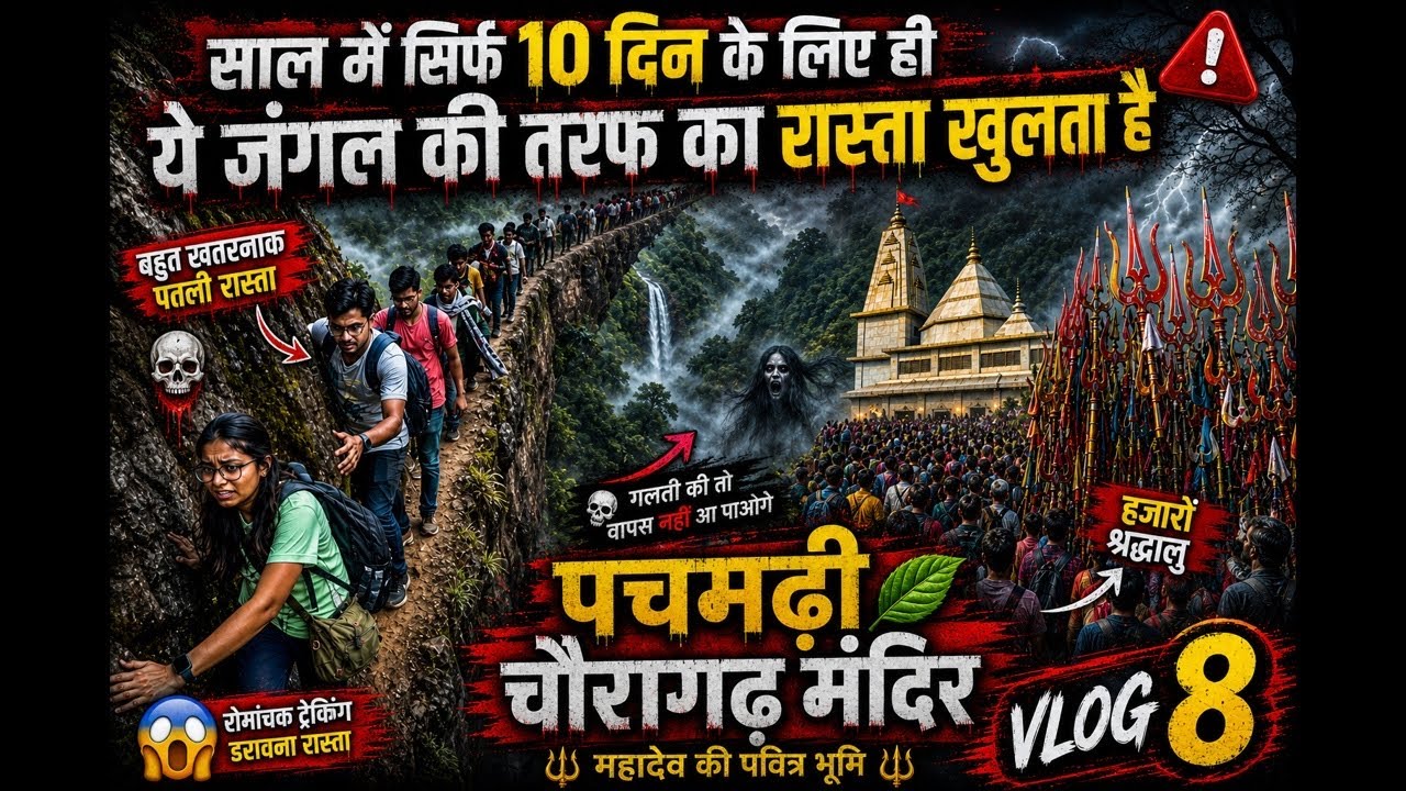 🚩भूरा भगत से चौरागढ़ गुप्त महादेव 🔱 | 🏔️पर्वतों के बीच पवित्र यात्रा | पचमढ़ी 🛕