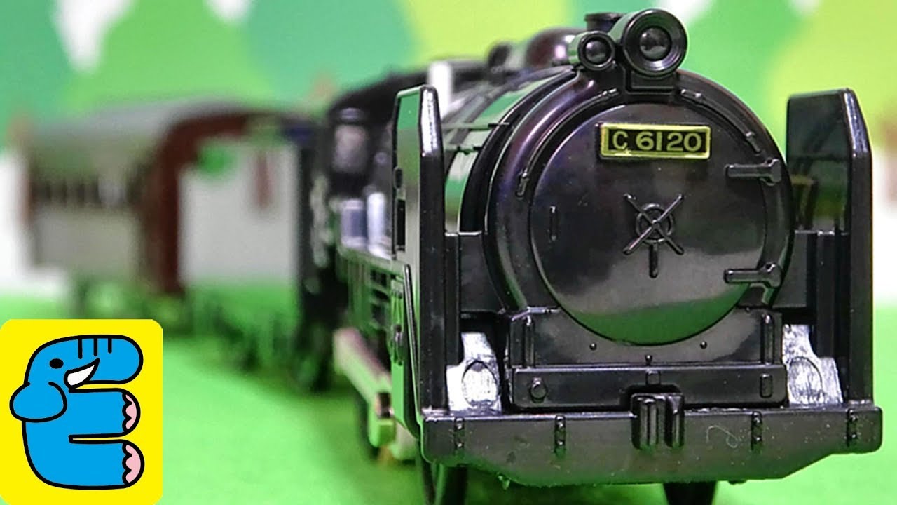 プラレール ライト付C61 20号機 蒸気機関車 Plarail C61 No. 20 Steam Engine with Light [English Subs]