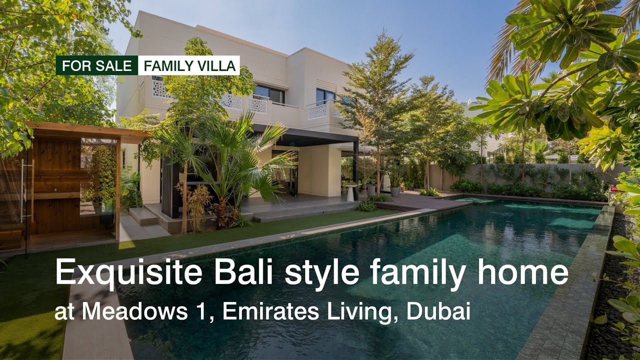 Exquisite Bali style family home at Meadows 1, Emirates Living | haus & haus