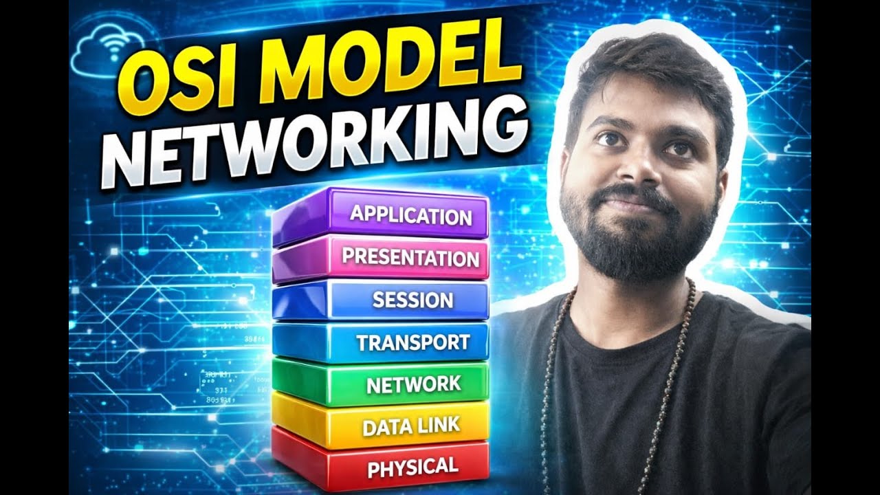 OSI Model Explained Simply | How Data Travels on Internet