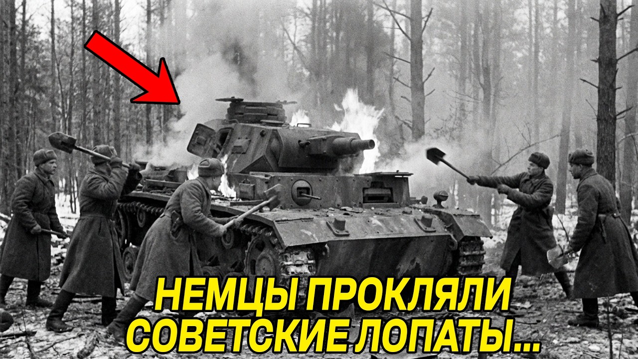 ТИГРЫ УНИЧТОЖИЛИ ЛОПАТОЙ! НИКТО НЕ ЗНАЛ, но ЭТО МЕСТО САМОЕ СЛАБОЕ В ТАНКЕ - РУССКИЕ ВОСПОЛЬЗОВАЛИСЬ