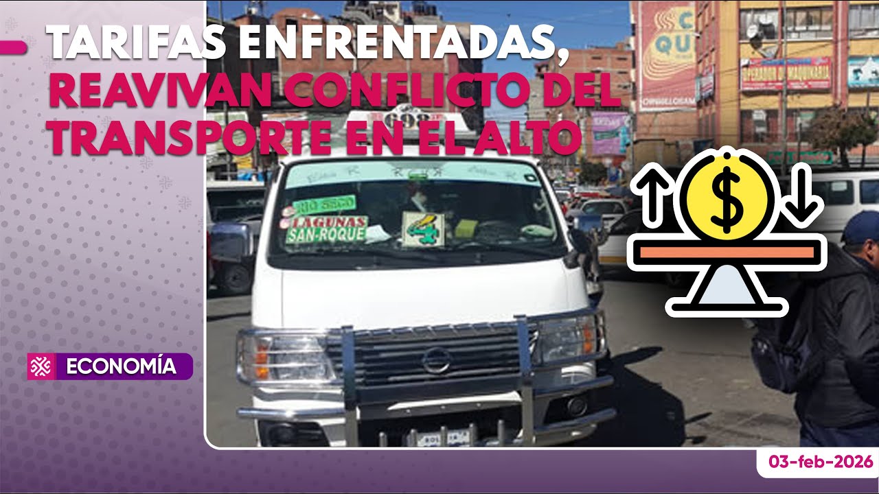 Tarifas enfrentadas, reavivan conflicto del transporte en El Alto