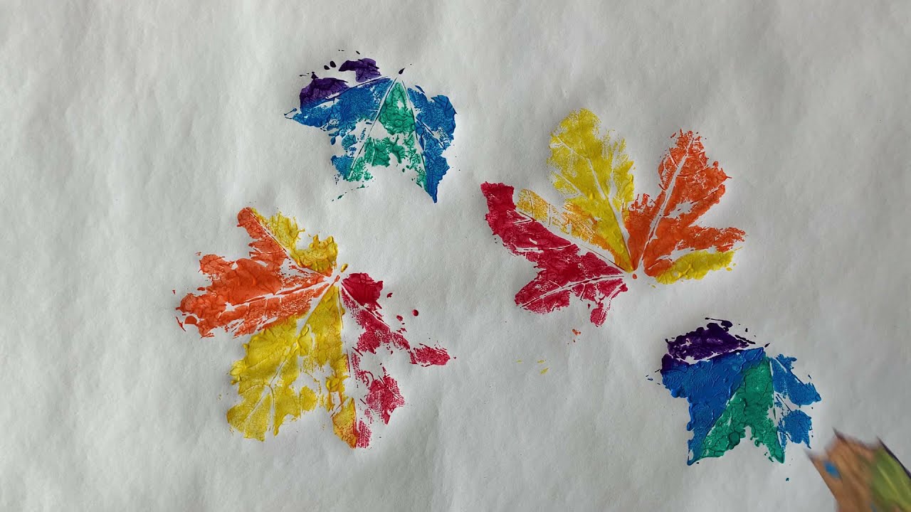 How to make Leaf print