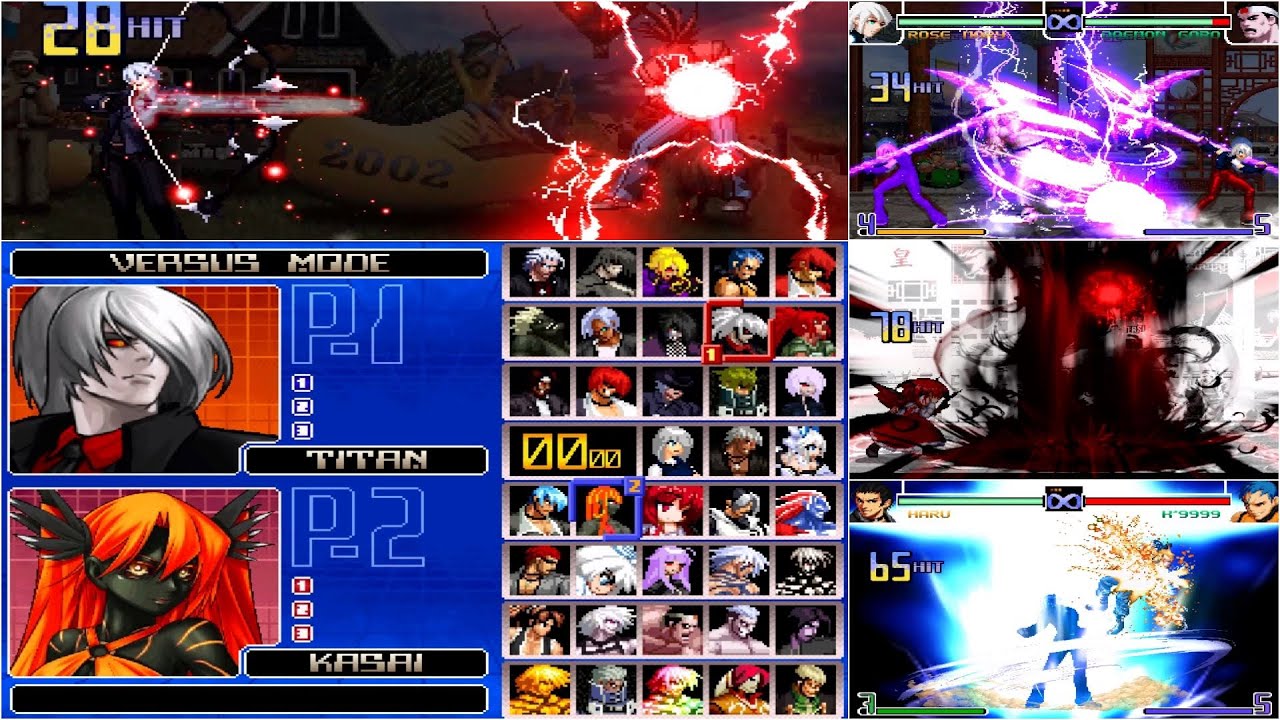 The NOT King of Fighters 2002 MUGEN Remix All Desperation Moves