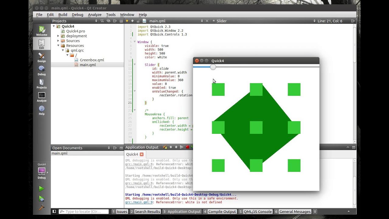 QML  Qt 142 - QML Parent child relations and anchors