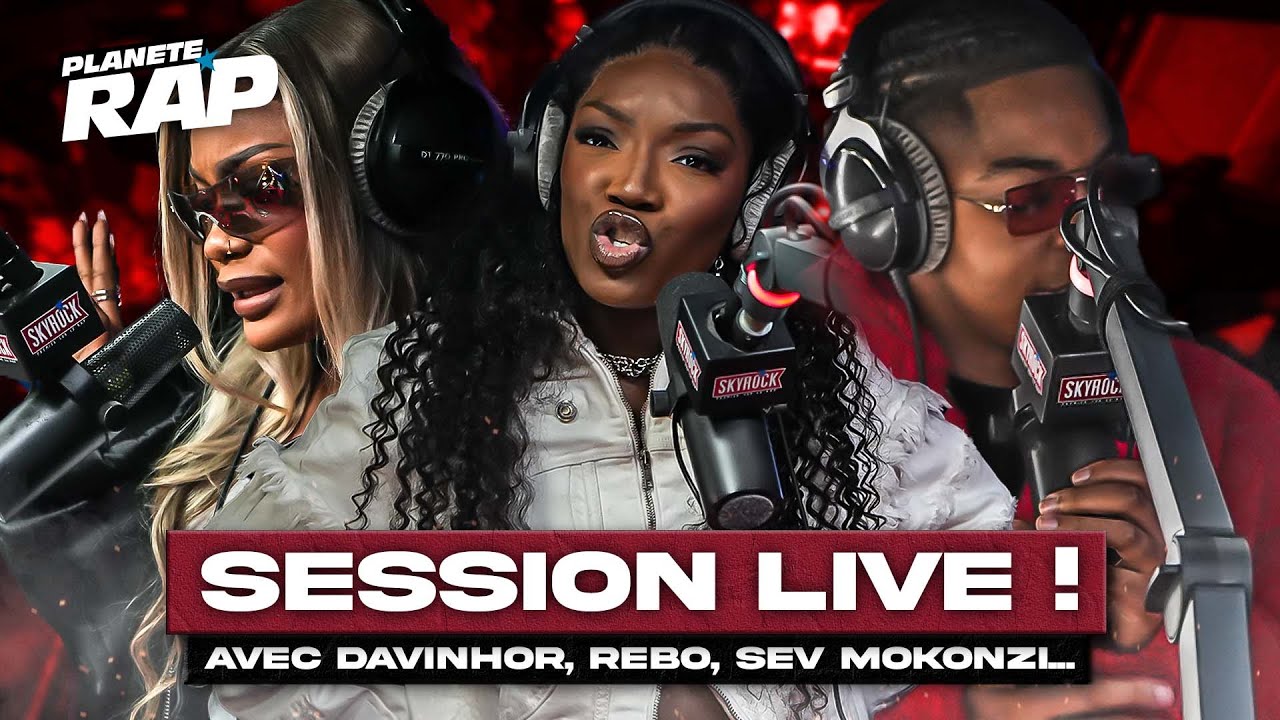 SESSION FREESTYLE avec Davinhor, Rebo, Stone Flexance, Sev Mokonzi & Hulk Van Jmf ! #PlanèteRap