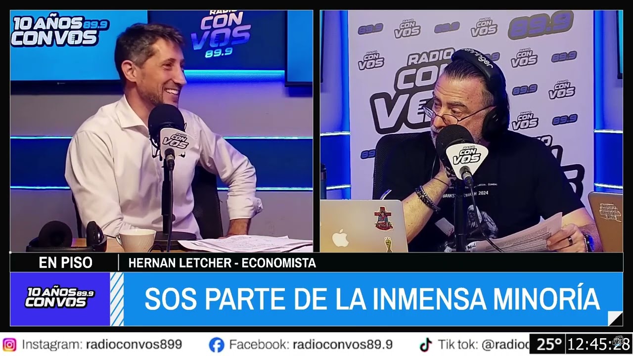 Hern&aacute;n Letcher con Reynaldo Sietecase | El peronismo, sus propuestas econom&oacute;micas  y sus desaf&iacute;os