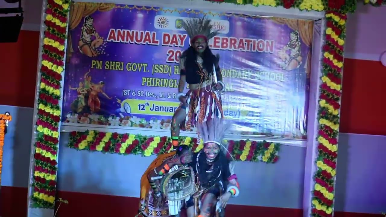 Phiringia school annual function 