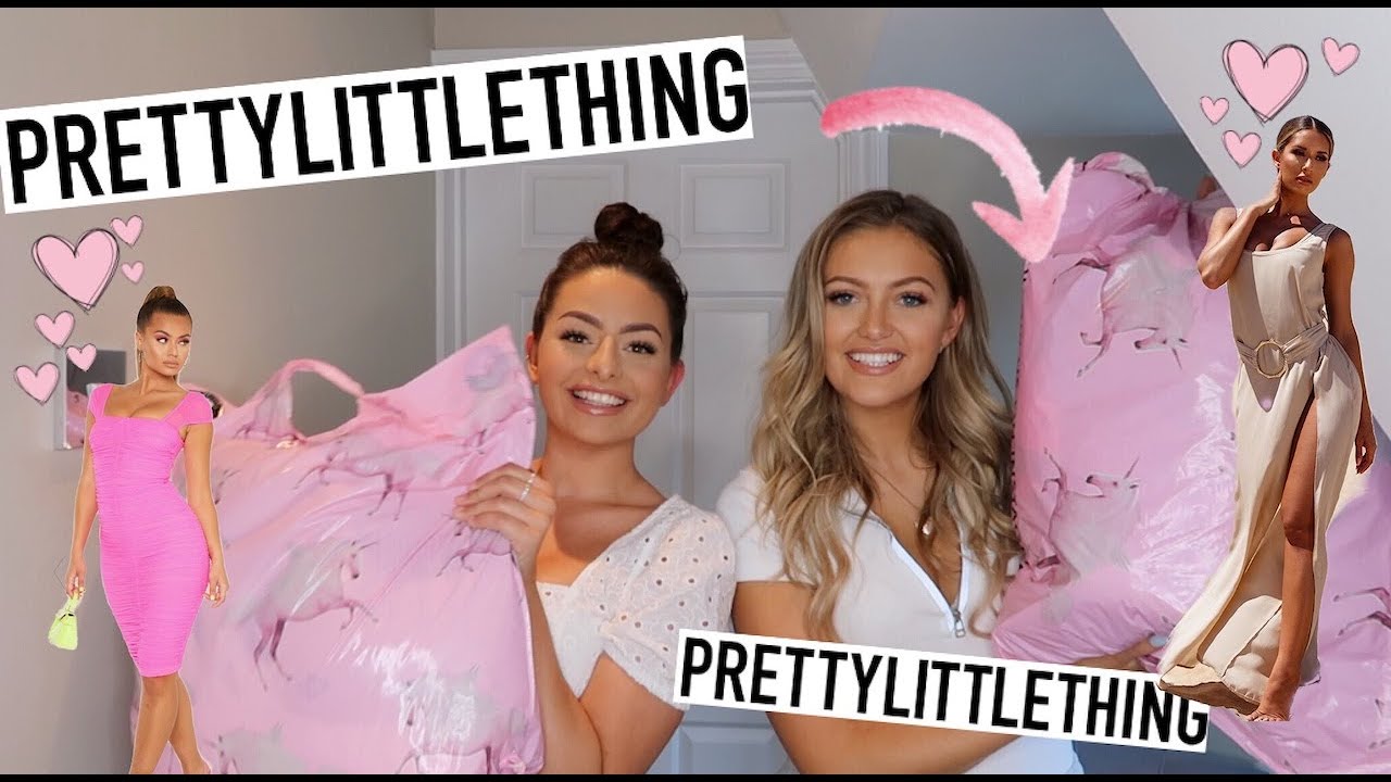 HUGE £400 PRETTY LITTLE THING HAUL | TRY ON FT EMILY PHILPOTT!