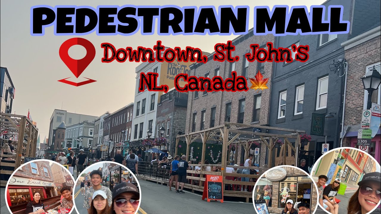 PEDESTRIAN Mall in #downtown #StJohnsNL🇨🇦