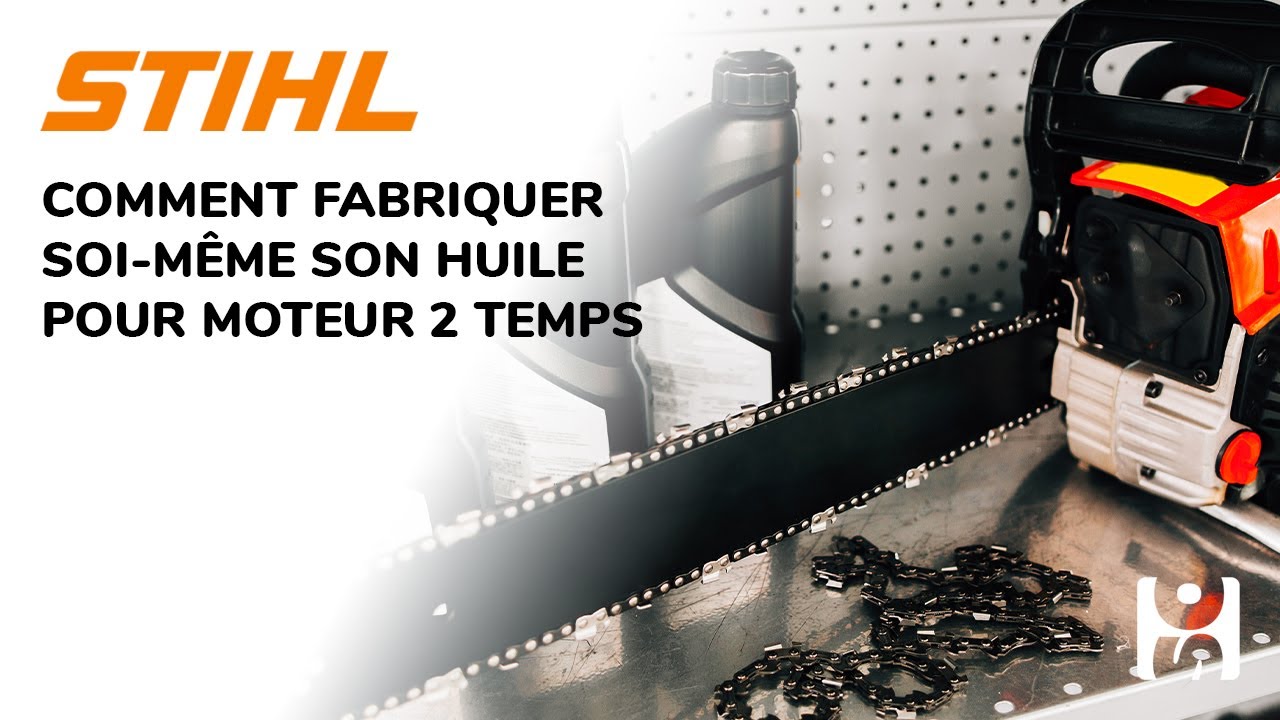 [TUTO STIHL]  Comment fabriquer soi-même son huile pour moteur 2 temps Stihl