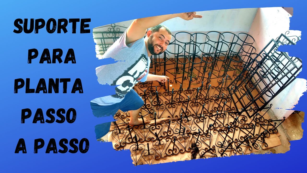 Suporte para vaso de planta - simples e rápido